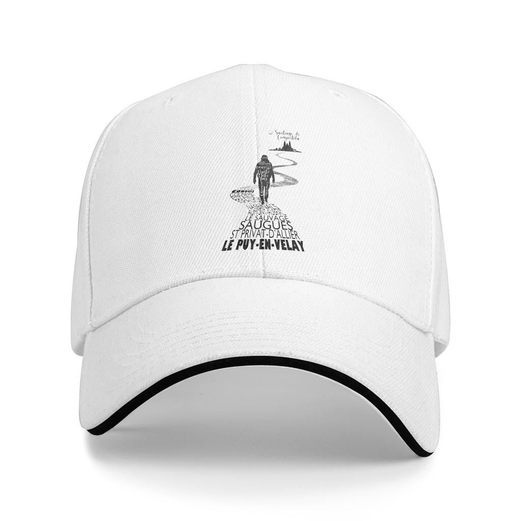 Camino De Santiago Sandwich Cap Unisex OutdoorBaseball Caps Shells Sandwich Hat Adjustable Snapback Caps Sun Hats Autumn Hat