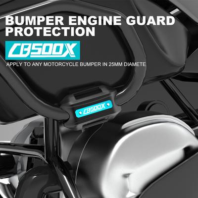 For HONDA CB500 X CB 2017 2018 Motorcycle Engine Crash Bar Protection Bumper Decorative Guard Block 25mm