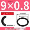 Durable Nitrile Rubber O-Ring, Wire Diameters 0.4-0.8mm, Waterproof & Wear-resistant Sealing Ring