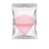 Triangle Velour Air Cushion Puff - Double-Sided Crystal Velvet Super Soft Fan-Shaped Makeup Puff for Loose Powder Setting