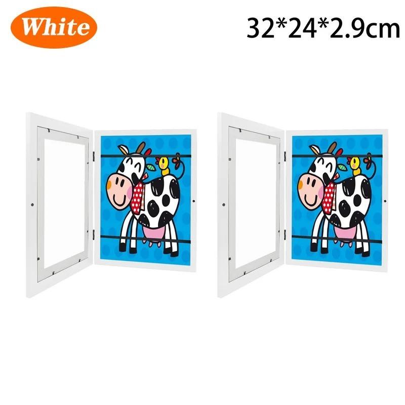 Children Art Frames Magnetic Front Open Changeable Kids Frametory for Poster Photo Drawing Paintings Pictures Display Home Decor