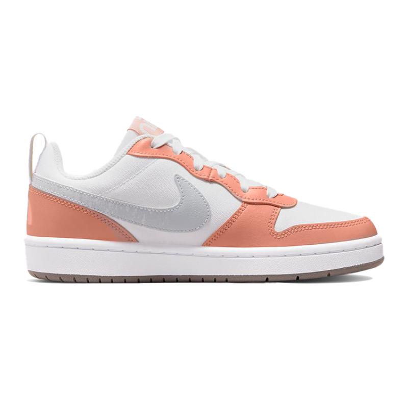 Nike Court Borough Low 2 SE White Light Madder Root GS Sneakers DM1216-100