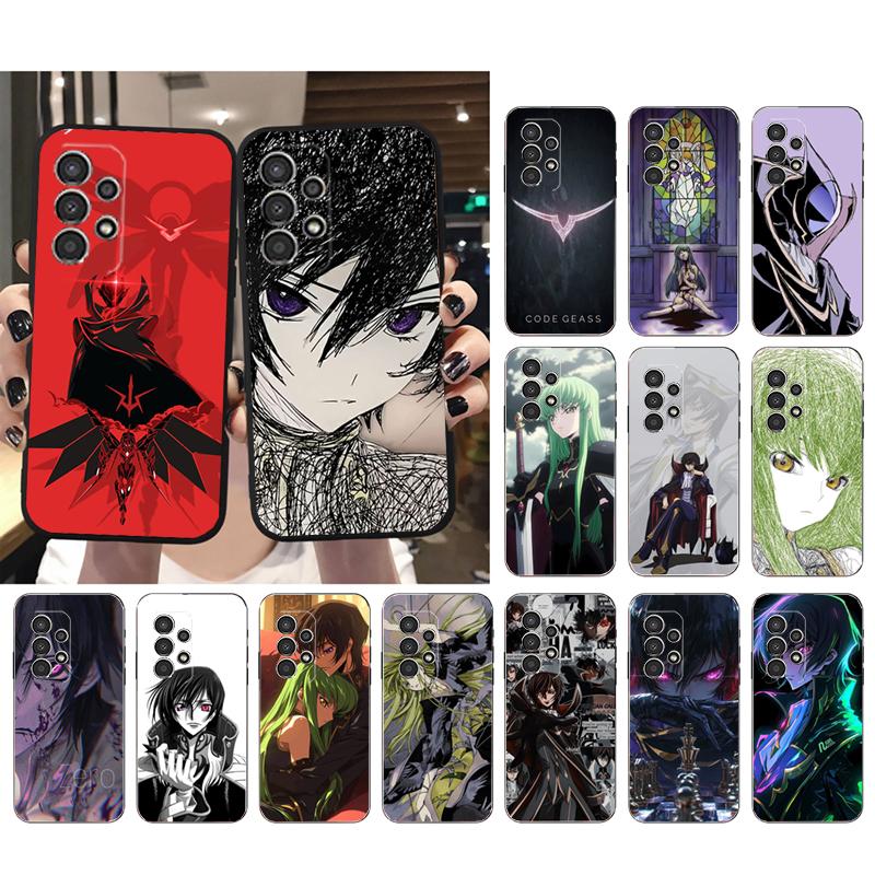 Phone Case For Samsung A17 A55 A16 A56 A35 A15 A53 A54 A33 A34 A25 A05S A52 A52S A07 A26 A06 Code Geass cc lelouch