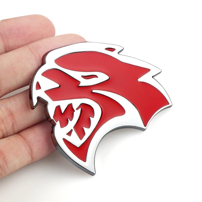 2Pcs 3D Metal Car Styling Body Door Trunk Emblem Badge Sticker Accessories