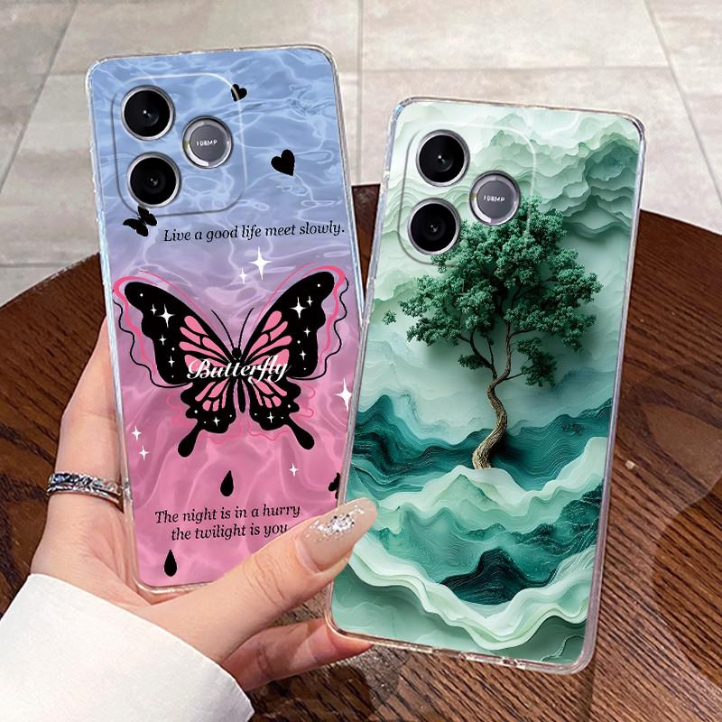 Jelly Casing For Honor 600 Lite / Honor 500 Smart 5G Clear Silicone Soft TPU Back Cover Cute Cat Rabbit Heart Protective Case