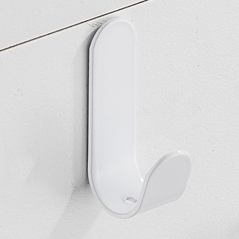 No-Drill Wall-Mounted Metal Hooks for Bathroom, Door, Hat, and Coat – Strong Adhesive Iron Hardware