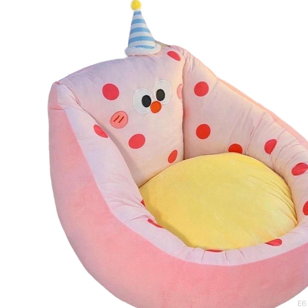Pernă Scaun Confortabilă Moale Desene Animate Podea pentru Sală de Joacă Interioară Cameră Copii Camere Pepinieră Fete