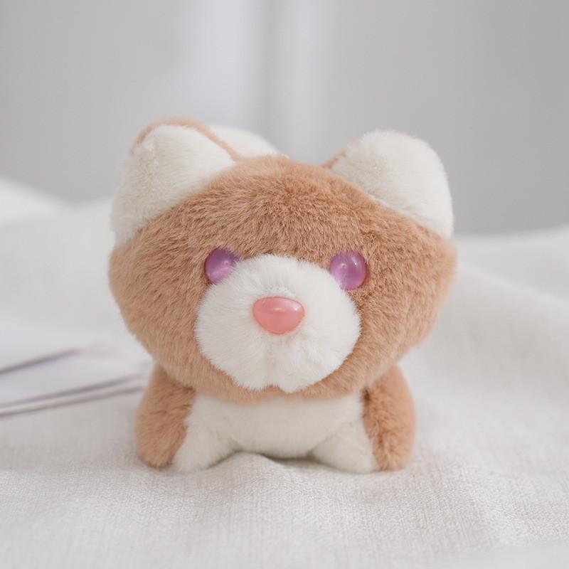 Adorable Husky Plush Keychain Soft Stuffed Dog Bag Charm Cute Mini Puppy Gift