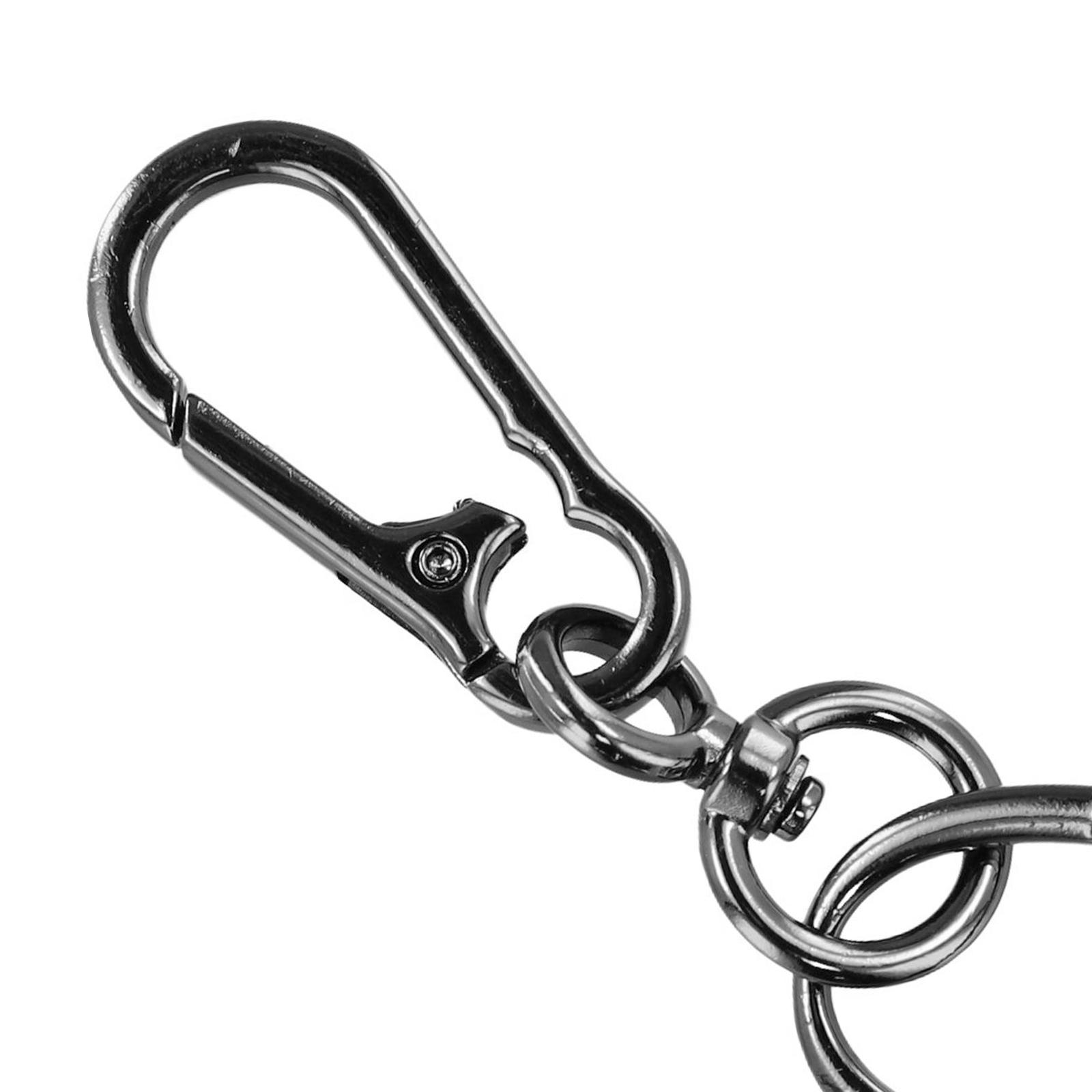 Брелок Пряжка в форме 8 Пряжка Автомобильный брелок Графитовый — фото 8