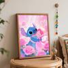 Disney Stitch and Angel Oil Painting Hand Painting Art Kit Coloring Painting Handmade Diy Home Decoration Gift