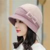 WTEMPO Winter Hats for Women Lined with Fleece Warm Knitted Woolen Autumn Winter Thickened Hats Cold-proof Elderly Mothers