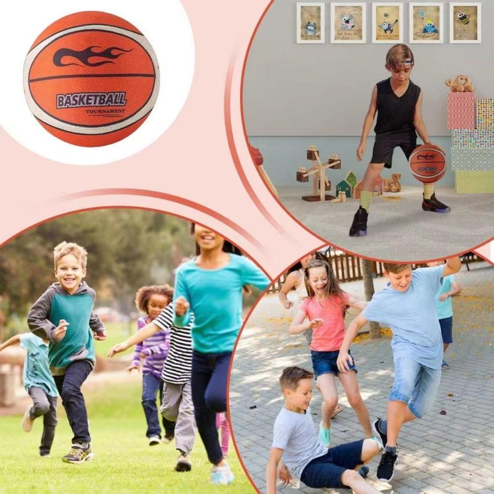 High Elasticity Silent Bouncing Basketball Low Decibel Elastic Practice Ball  Birthday Gift
