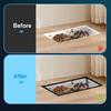 Strong Floor Vents Covers 4X10 Inch Carbon Steel Reusable Airflows Screens Debris Trap for HVAC Systems Easy Maintenance