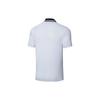 Li Ning Table Tennis Rookie Series Logo Half Button Polo Shirt Unisex Polo Shirts Standard-White AAYT033-1