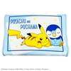 MORIPiLO Kids' Low-Profile Pillow, Pok?mon Pikachu and Piplup Junior Soft Memory Foam Pillow, Blue, 35x25x5cm, Skin-Friendly Microfabric, Washable, wi