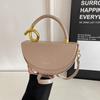 European American Retro Shoulder Bag Fashi Design Crossbody Bag Elegant Light Luxury Handbag Solid Color Versatile Casual Bags