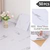 NINETAI Peel And Stick Floor Tile, 50pcs Vinyl Plank Wood Grain Look 11.81in*11.81in/48 Sq.Ft, Kitchen Mats For Floor