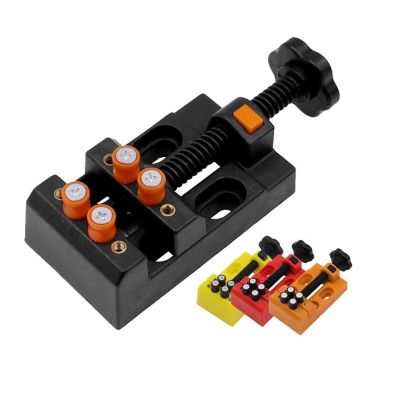 8 Hole Vise Fixed Fixture Walnuts Clamp Mini Small Bed Clamp Table Vice Table Vice Flat Jaw Pliers Quick Adjustable