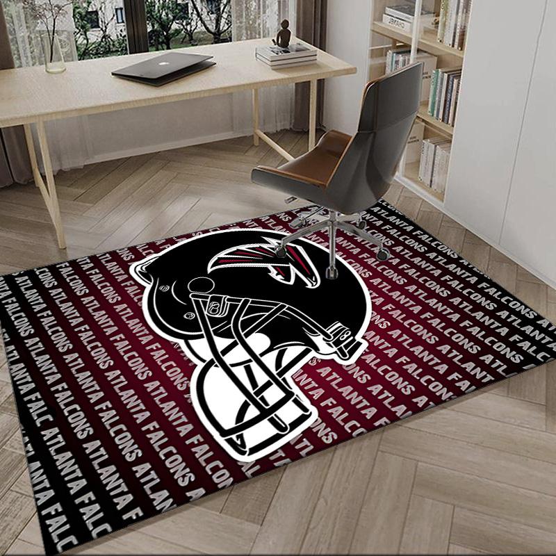 Atlanta-Falcons Rise Up  Carpet, Kitchen Rugs, Yoga Mat, Non-Slip Mats, Rug for Bathroom, Living Room Bedroom, Camping Rugs Christmas Gift