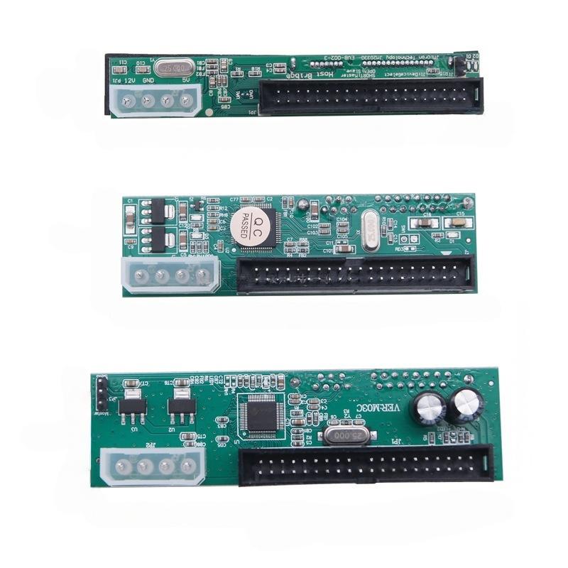 1Pcs 2.5" / 3.5" Serial Ata Sata Hdd To Pata Ide 39/40Pin Converter Power Sata To Ide Adapter Sata To Pata Connector Riser Board