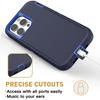 Heavy Duty 3IN1 Ott Defender Phone Case for iPhone 17 16 15 14 Plus 13 12 Pro Max Air 17e 16e Shockproof Protect Cover Funda