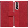 For OnePlus Nord 5 5G Case Geometry Pattern Leather Wallet Phone Cover with Wrist Strap