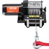 Elektrische Winde ATV UTV 3000 lbs Stahlseil IP55 Wasserdicht Kabelgebundene Steuerung