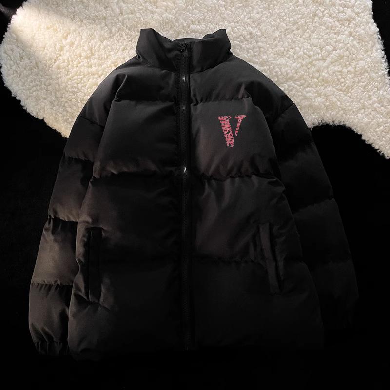 2024 Winter Fashion Unisex Stand-Up Collar Cotton-Padded Jacket - Warm, Thickened, Loose Fit