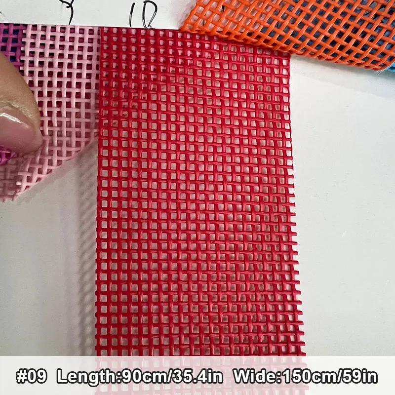 Siatka Teslin z powłoką do szyfrowania Krzesło Plażowe Składany Fotel Rozkładany Krzesło Huśtawka typu Łuk Łóżko dla Zwierząt Tkanina PVC Siatka Pleciona DIY 90x150cm