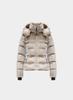 Aritzia winter new white goose down jacket hooded slim zipper warm commuter bread jacket women
