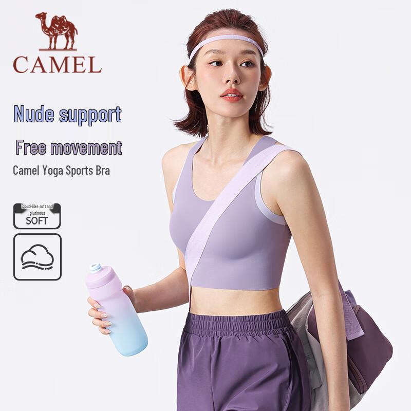 CAMEL Women s Breathable Yoga Sports Bra XXL