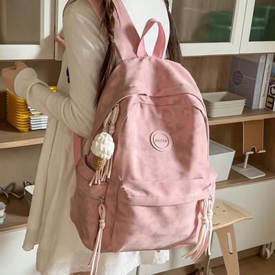 Nuovo zaino tie-dye fresco di alto valore per l'estate per ragazze delle scuole medie e superiori, borsa a spalla doppia per coppie