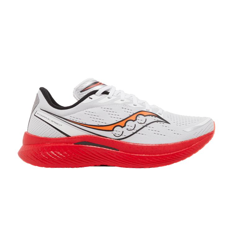 

Saucony Endorphin Speed 3 White ViZiRed Unisex Sneakers Black S20756-85 41