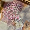 Tomoni Crystal Diamond Rose Flower Nail Stickers - Mo Shi Collaboration (Style MS922)