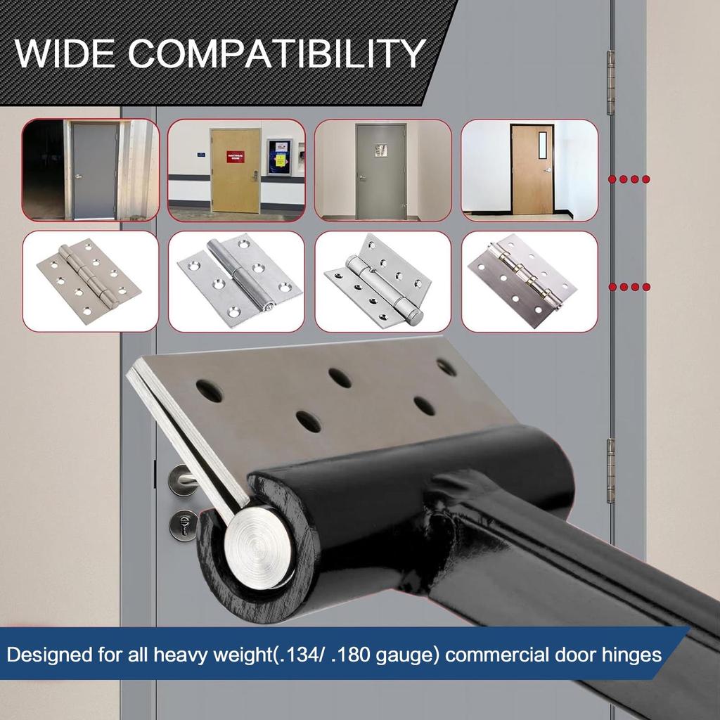 Heavy Duty Door Hinge Adjustment Tool 134 180 Gauge Commercial Hinge Gap Wrench for Fire Security Cleanroom Doors Repair