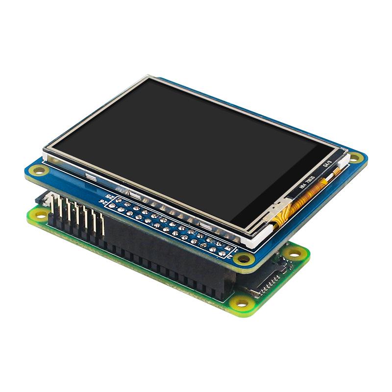 Raspberry Pi 2.4" LED Resistive Touch Screen Display for 4B/3B+/3A+/Zero 2W, Low Power Consumption