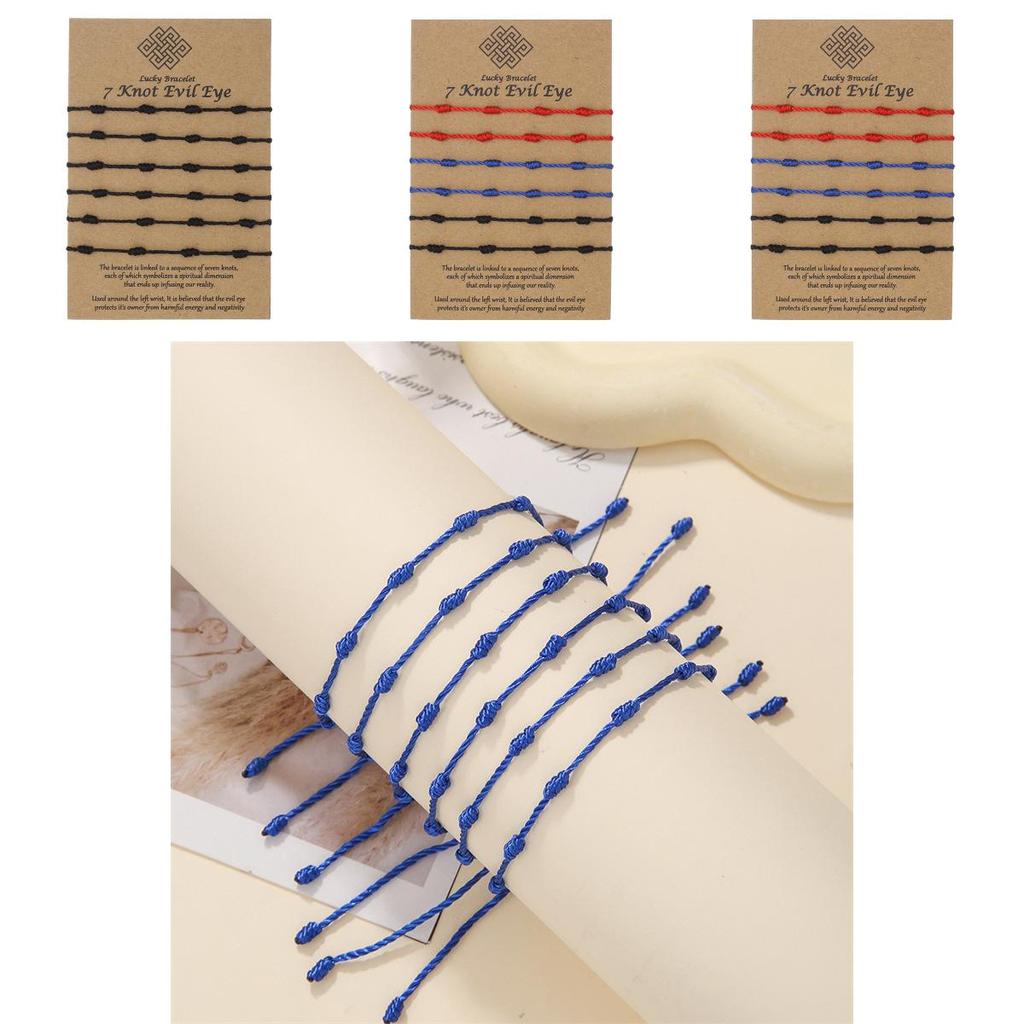 Boho Style Handmade Woven Bracelets With Adjustable Fit For Women