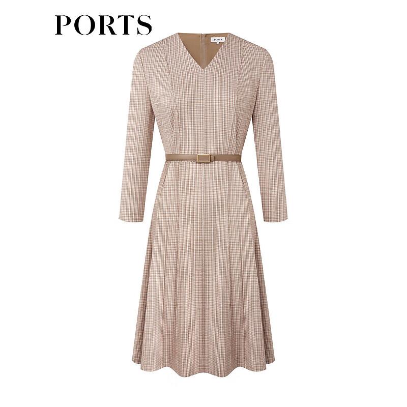 Ports Women's Houndstooth Jacquard Knit Dress