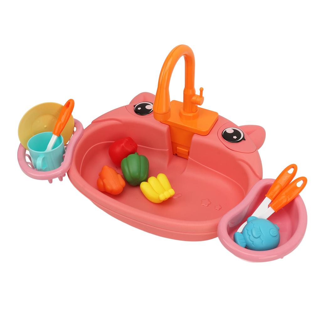 Lave-vaisselle de cuisine électrique Jouets Simulation Eau Circulante Innovante Évier de cuisine interactif Jouets pour enfants Cadeaux