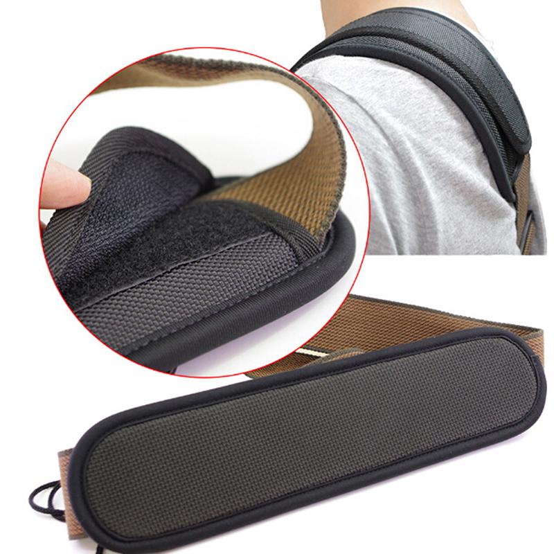 Guitar Strap Shoulder Pad Adjustable Padded Black For Acoustic Electric Guitar