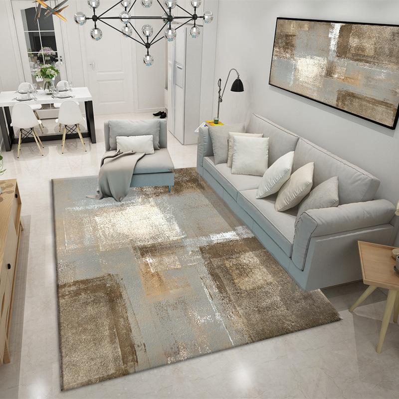 Severský obývací pokoj Koberec Jednoduchý moderní Ložnice Koberec na podlaze Mat