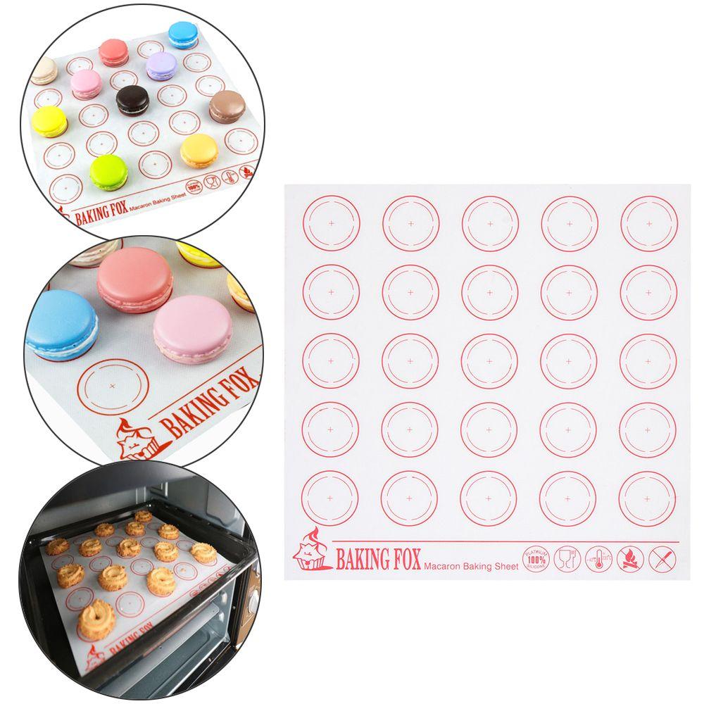 Bakeware Pastry Tools Glass Fiber Cake Tray Non Stick Baking Tray Pads Reusable Macaron Baking Mat