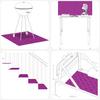 Stair Tread Step Right Angled 2 pcs Silver 80 x 30 cm Aluminum