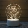 3d Nightlight Vision Bedroom Creative Desk Lamp Diy Holiday Gift Usb Direct Plug