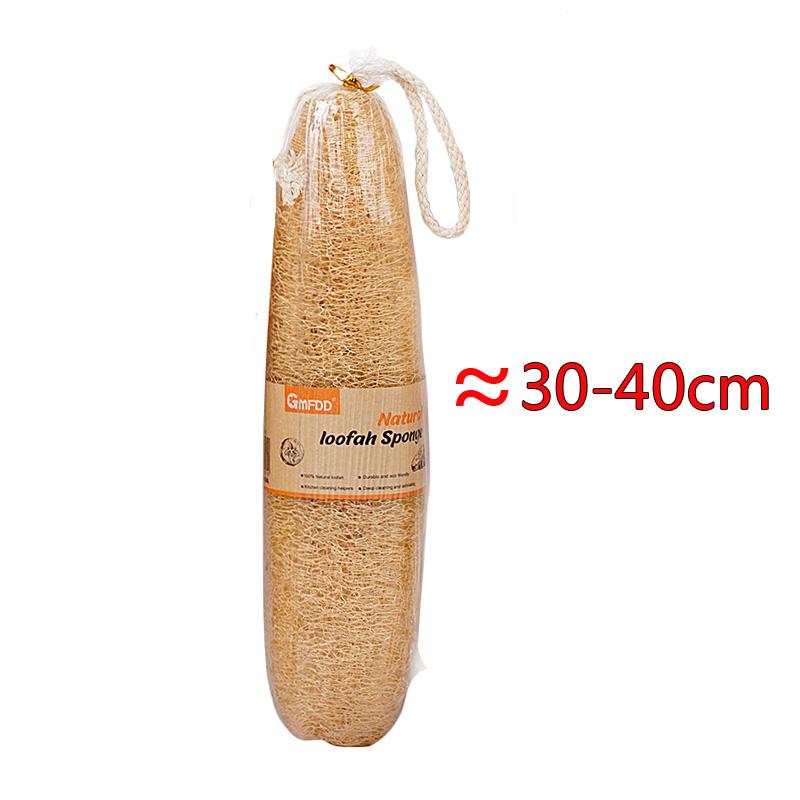 One Whole Shower Loofah About 30-40cm 100% Natural SPA Beauty Bath Sponge Body Scrubber puff Exfoliating Lofa Loofa Luffa Loffa