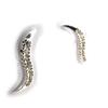 Les Trésors De Lily [G1968] - White 'Cesaria' Silver Earrings