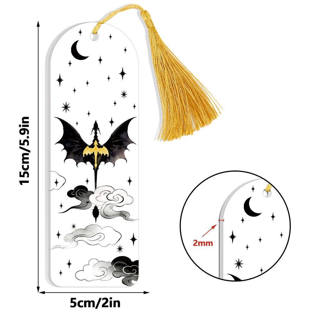 Akrylowa zakładka do książek Smok Czteroskrzydły: Kreatywna i spersonalizowana dekoracja prezentu