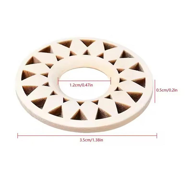 

Crystal Ball Holder Wooden Crystal Ball Base Stand Hollow Crystal Sphere Stand Hollow Sunflower Design For Crystal Ball Display 35mm