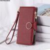 Wrist Strap Zipper Case For Vivo Y22S Y22 Y21 Y20 Y19S Y18 Y17 Y16 Y15 Y12 Y11 Y10 Y04 Y03 Flip Stand Multi 3 Cards Leather Cove