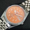 AUTOMATIC VINTAGE REFURBISHED SEIKO 5 6309A JAPAN MENS ORANGE WATCH a442495-1